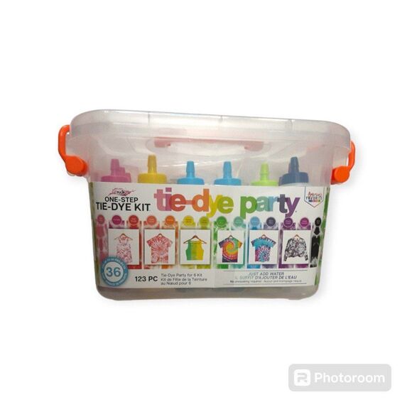 One Step Tie Dye Party Kit - Picture 1 of 5